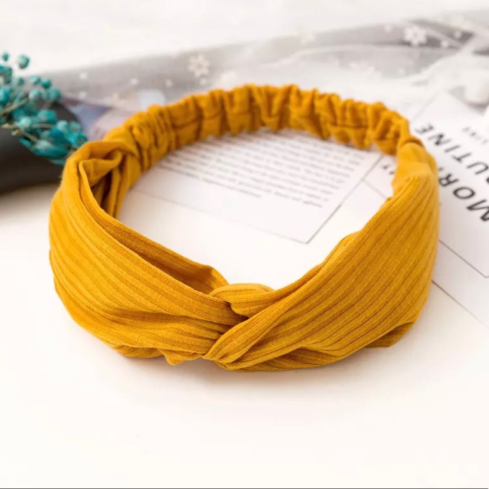 New! 5 for $15 Women's Ribbed Fashion Headband - Picture 3 of 6